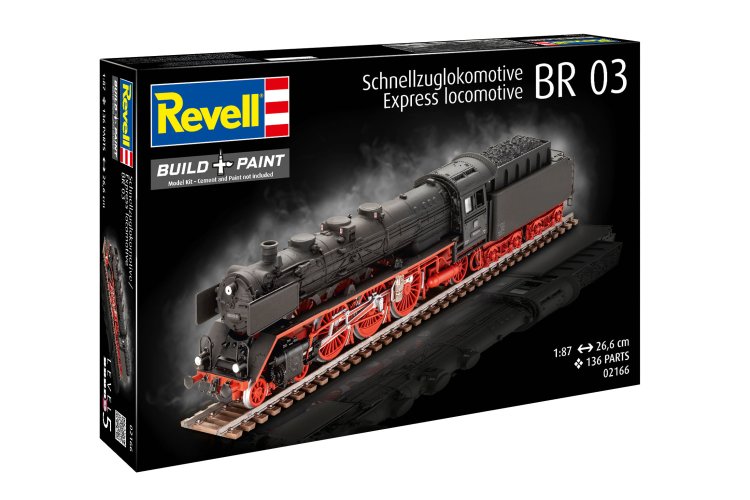 1:87 Revell 02166 Schnellzuglokomotive BR03 - 02166 07 - REV02166