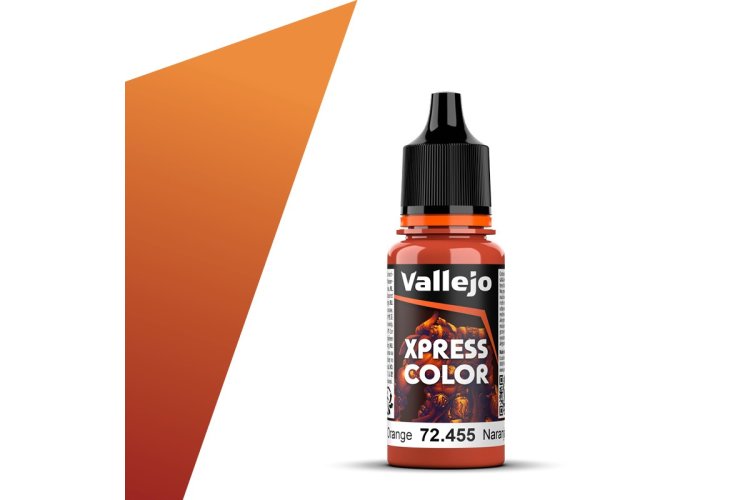 Vallejo 72455 Xpress Color- Chameleon Orange - Acryl - 18ml - 031 vallejo xpress color 72455 newic 1 - VAL72455-XS