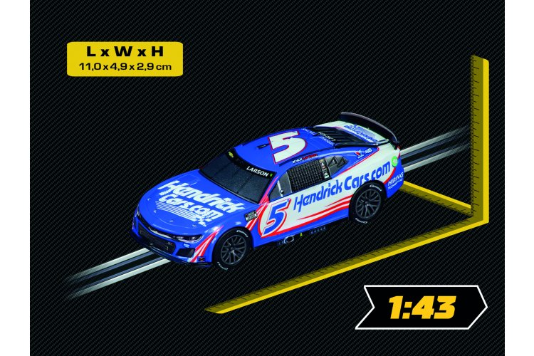 1:43 Carrera GO!!! NASCAR Camaro NextGen ZL1 "Hendrick Motorsports, Kyle Larson, No.5" - 20064273 16 high - CAR20064273