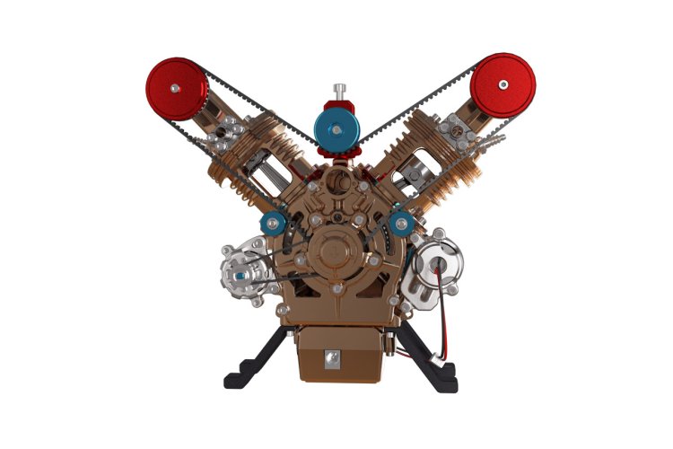 Revell 00448 Teching Working 2 Cylinder Engine Kit - 2zylinder2 - REV00448