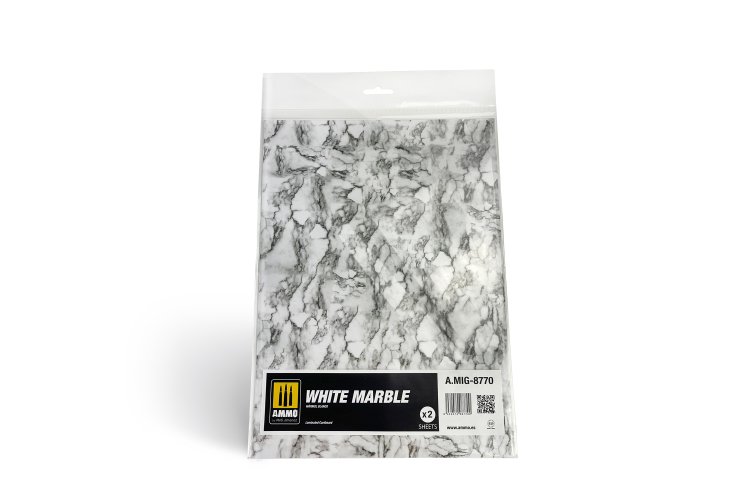 AMMO MIG 8770 Marble White - Smooth Sheet of Marble - 2pcs - A mig 8770 1500 1 - MIG8770-XS