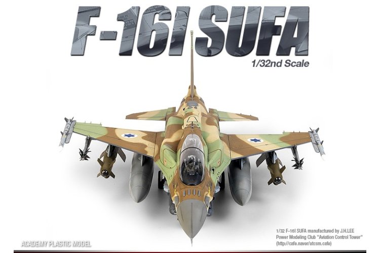 1:32 Academy 12105 Lockheed Martin F-16I Sufa &ndash; Israeli Jet Fighter - Aca12105 6 - ACA12105