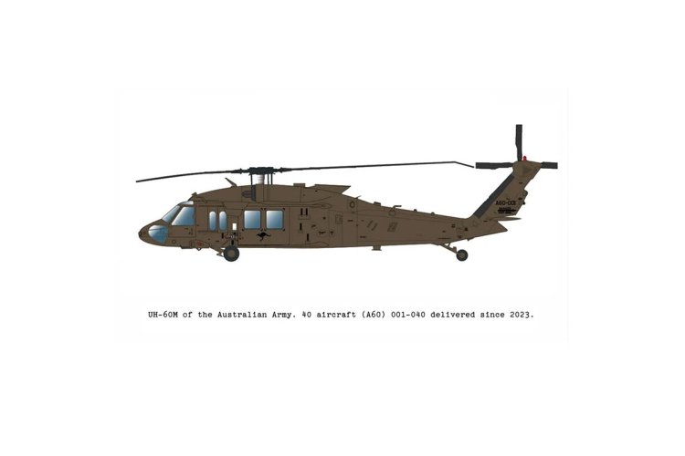 1:35 Academy 12135 UH-60M Black Hawk - Sikorsky S-70 -  Amerikaanse Militaire Helikopter - Aca12135 6 - ACA12135