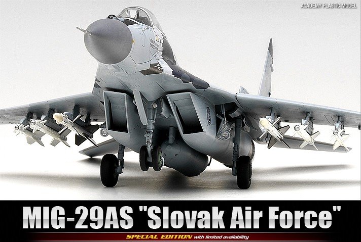 1:48 Academy 12227 Mikoyan MiG-29AS Fulcrum Slovak Air Force &ndash; Jet Fighter - Aca12227 5 - ACA12227