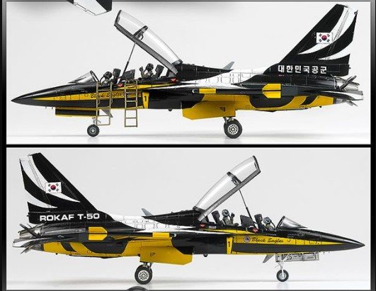 1:48 Academy 12242 KAI T-50B Black Eagles - Zuid-Koreaanse Straaljager - Aca12242 5 - ACA12242