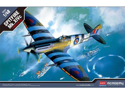 1:48 Academy 12274 Supermarine Spitfire Mk.XIVc WWII &ndash; British Propeller Aircraft - Aca12274 1 - ACA12274