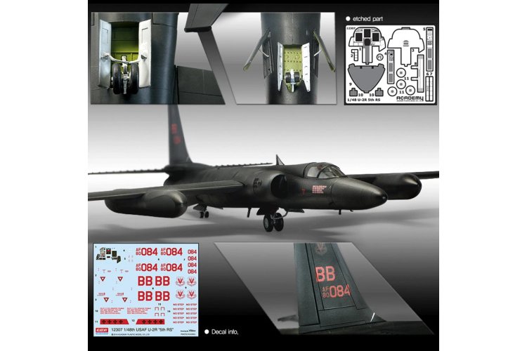 1:48 Academy 12307 Lockheed U-2S - 5th RS Osan AB - Amerikaanse Straaljager - Aca12307 3 - ACA12307