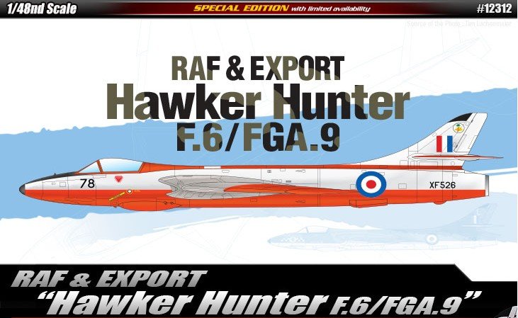 1:48 Academy 12312 RAF & Export Hawker Hunter F.6/FGA.9 &ndash; Special Edition &ndash; British Jet Fighter - Aca12312 10 - ACA12312
