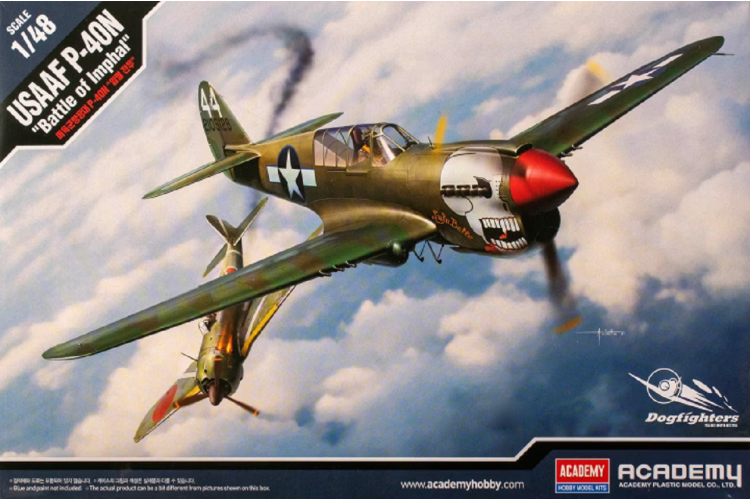 1:48 Academy 12341 USAAF P-40N Plane - Battle of Imphal - Aca12341 1 - ACA12341