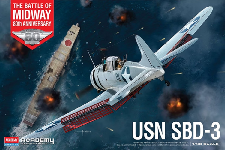 1:48 Academy 12345 USN SBD-3 - The Battle of Midway 80th Anniversary - Aca12345 1 - ACA12345