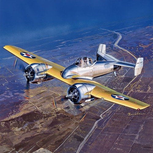 1:48 Academy 12363 Grumman XF5F-1 Skyrocket - Amerikaans Propellervliegtuig - Aca12363 1 - ACA12363