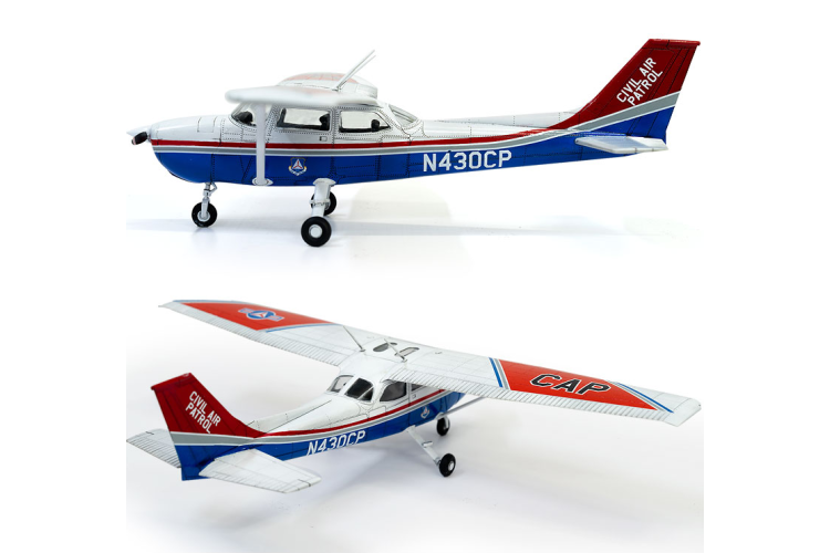 1:48 Academy 12367 Cessna 172 Skyhawk - Civil Air Patrol - Luchtpatrouille - Propellervliegtuig - Aca12367 8 - ACA12367