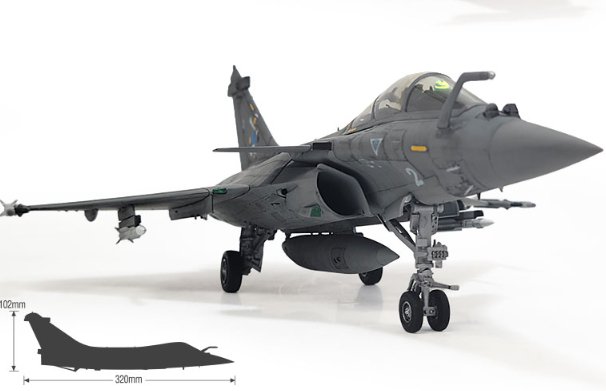1:48 Academy 12368 Dassault Rafale M - Franse Marine Nationale - Gevechtsvliegtuig - Straaljager - Aca12368 5 - ACA12368