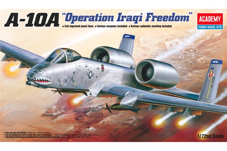 1:72 Academy 12402 Fairchild Republic A-10A Thunderbolt II &ndash; Operation Iraqi Freedom &ndash; American Jet Fighter - Aca12402 1 - ACA12402