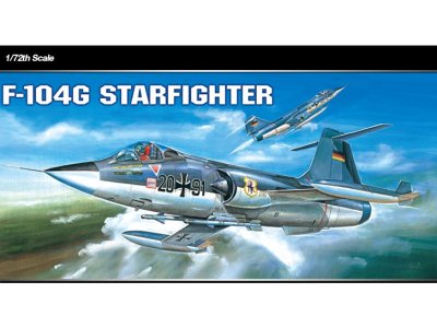 1:72 Academy 12443 Lockheed F-104G Starfighter Bundesmarine &ndash; German Jet Fighter - Aca12443 1 - ACA12443