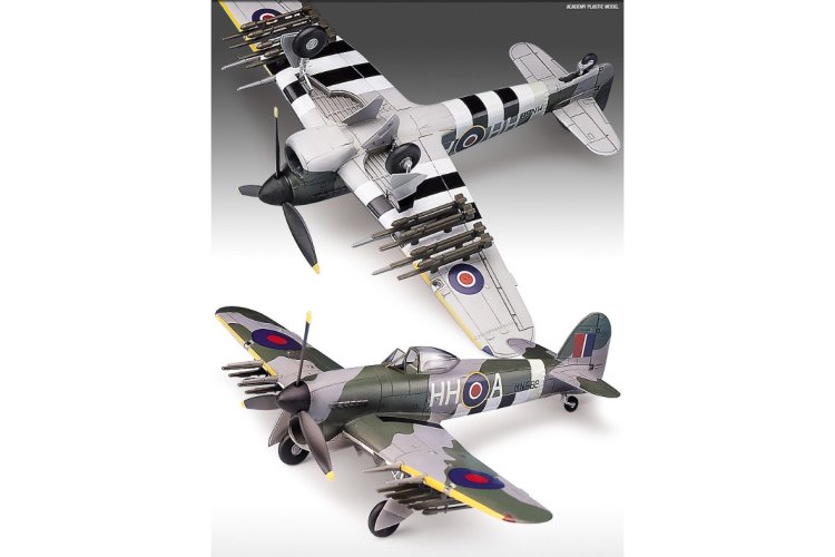 1:72 Academy 12462 Hawker Typhoon Mk.IB WWII &ndash; British Propeller Aircraft - Aca12462 2 - ACA12462