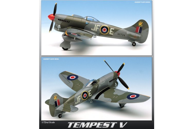 1:72 Academy 12466 Hawker Tempest Mk.V WWII &ndash; British Propeller Aircraft - Aca12466 3 - ACA12466