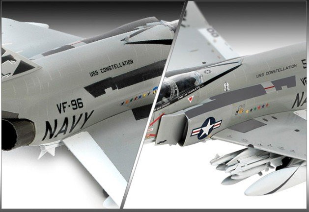 1:72 Academy 12515 McDonnell Douglas USN F-4J Phantom II - Show Time 100 &ndash; American Jet Fighter - Aca12515 3 - ACA12515