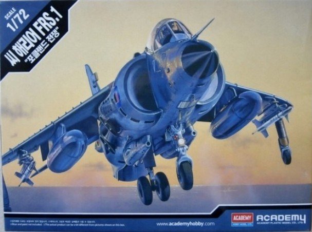 1:72 Academy 12518 Hawker Siddeley Sea Harrier FRS.1 &ndash; British Jet Fighter - Aca12518 1 - ACA12518