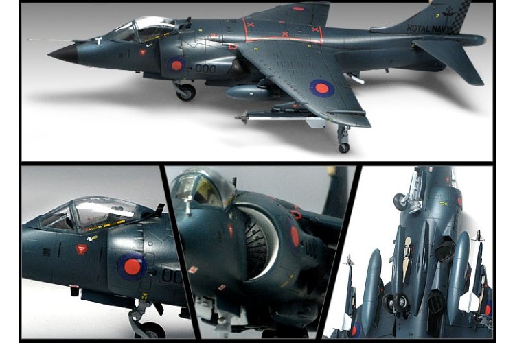 1:72 Academy 12518 Hawker Siddeley Sea Harrier FRS.1 &ndash; British Jet Fighter - Aca12518 3 - ACA12518