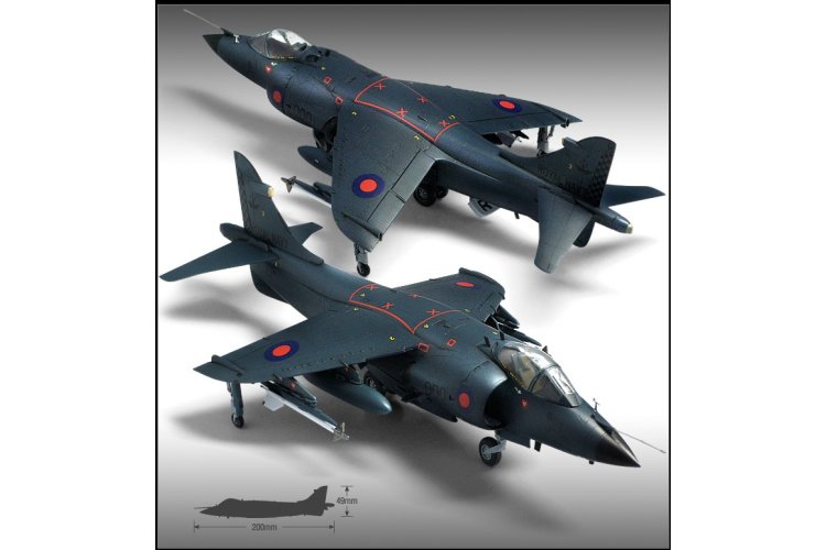 1:72 Academy 12518 Hawker Siddeley Sea Harrier FRS.1 &ndash; British Jet Fighter - Aca12518 4 - ACA12518
