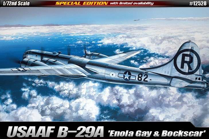 1:72 Academy 12528 Boeing USAAF B-29A Superfortress Enola Gay & Bockscar WWII - Amerikaans Propellervliegtuig - Aca12528 10 - ACA12528