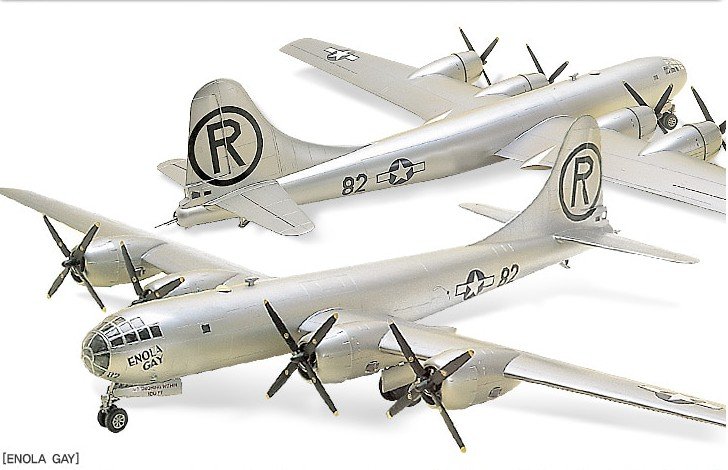 1:72 Academy 12528 Boeing USAAF B-29A Superfortress Enola Gay & Bockscar WWII - Amerikaans Propellervliegtuig - Aca12528 5 - ACA12528