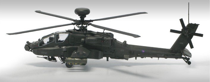 1:72 Academy 12537 Boeing British Army AH-64D Apache Afghanistan &ndash; British Helicopter - Aca12537 4 - ACA12537
