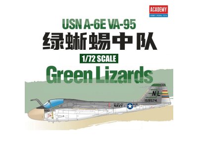1:72 Academy 12543 Grumman A-6E Intruder VA-95 Green Lizards &ndash; Limited Edition &ndash; American Jet Fighter - Aca12543 1 - ACA12543