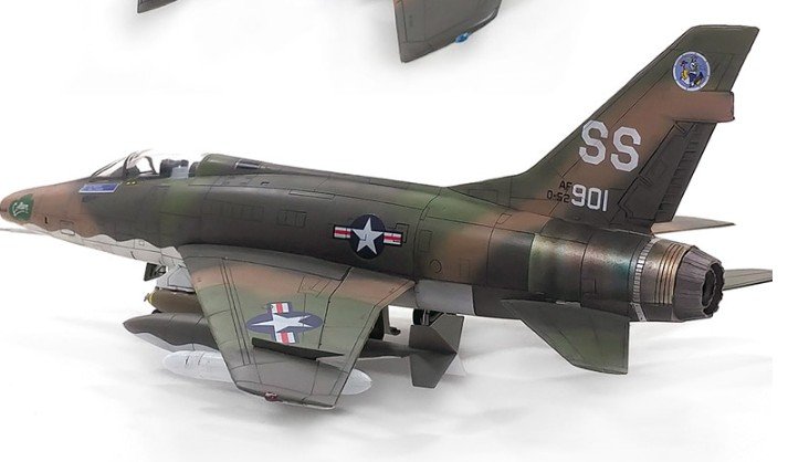 1:72 Academy 12553 North American USAF F-100D Super Sabre - Vietnam War - Amerikaanse Straaljager - Aca12553 6 - ACA12553