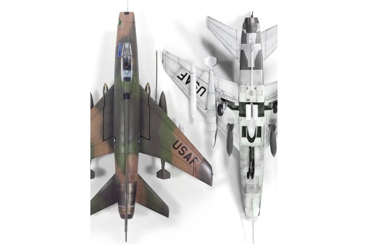 1:72 Academy 12553 North American USAF F-100D Super Sabre - Vietnam War - Amerikaanse Straaljager - Aca12553 9 - ACA12553