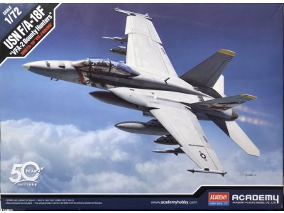 1:72 Academy 12567 Boeing USN F/A-18F Super Hornet VFA-2 Bounty Hunters &ndash; American Jet Fighter - Aca12567 1 1 - ACA12567