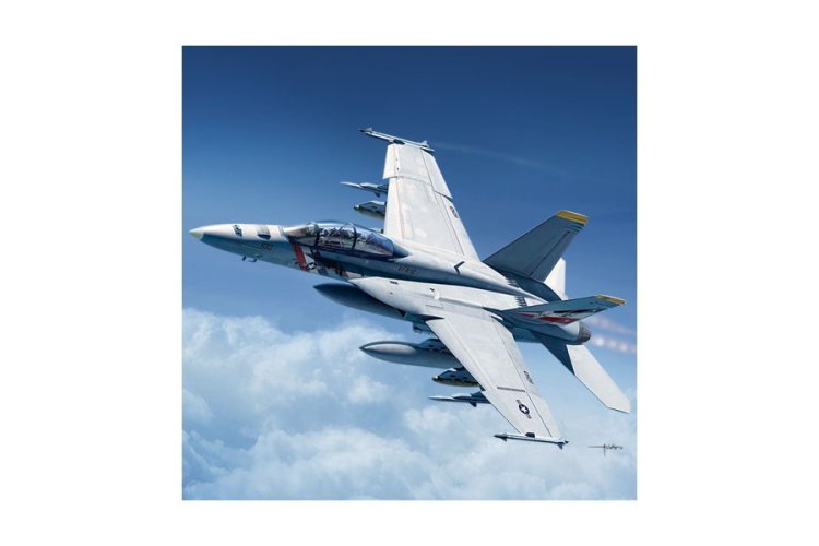 1:72 Academy 12567 Boeing USN F/A-18F Super Hornet VFA-2 Bounty Hunters &ndash; American Jet Fighter - Aca12567 2 - ACA12567
