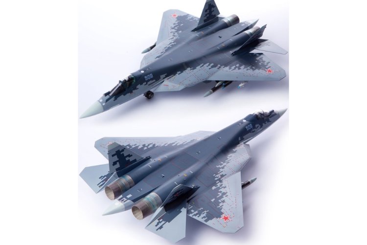 1:72 Academy 12572 Russian Air Force Sukhoi Su-57 Felon &ndash; Jet Fighter - Aca12572 4 - ACA12572