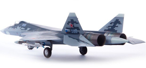 1:72 Academy 12572 Russian Air Force Sukhoi Su-57 Felon &ndash; Jet Fighter - Aca12572 9 - ACA12572