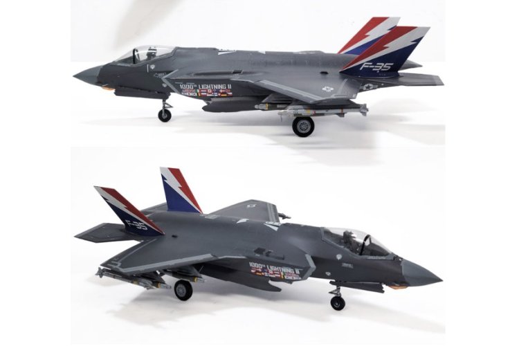 1:72 Academy 12591 Lockheed Martin F-35A Lightning II 1000e - Amerikaanse Straaljager - Aca12591 5 - ACA12591