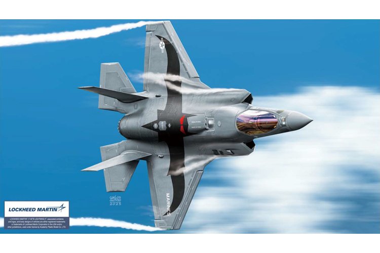 1:72 Academy 12592 Lockheed Martin USMC F-35B Lightning II VMFA-242 Bats &ndash; American Jet Fighter - Aca12592 2 - ACA12592