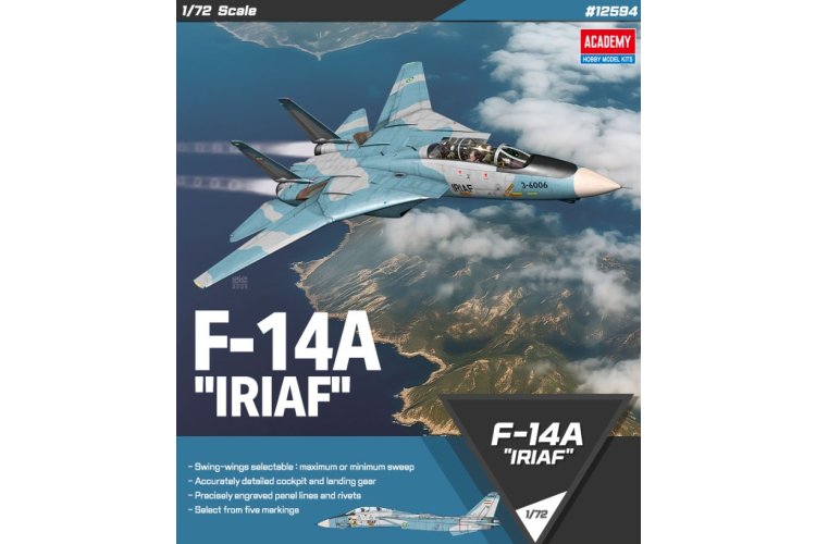 1:72 Academy 12594 Grumman F-14A Tomcat IRIAF &ndash; Iranian Jet Fighter - Aca12594 4 - ACA12594