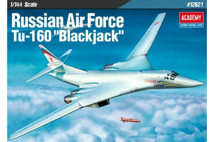 1:144 Academy 12621 Russische Luchtmacht Tupolev Tu-160 Blackjack - Straaljager - Aca12621 1 - ACA12621