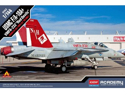 1:144 Academy 12627 McDonnell Douglas USMC F/A-18A+ Hornet - VMFA-232 Red Devils &ndash; American Jet Fighter - Aca12627 1 - ACA12627