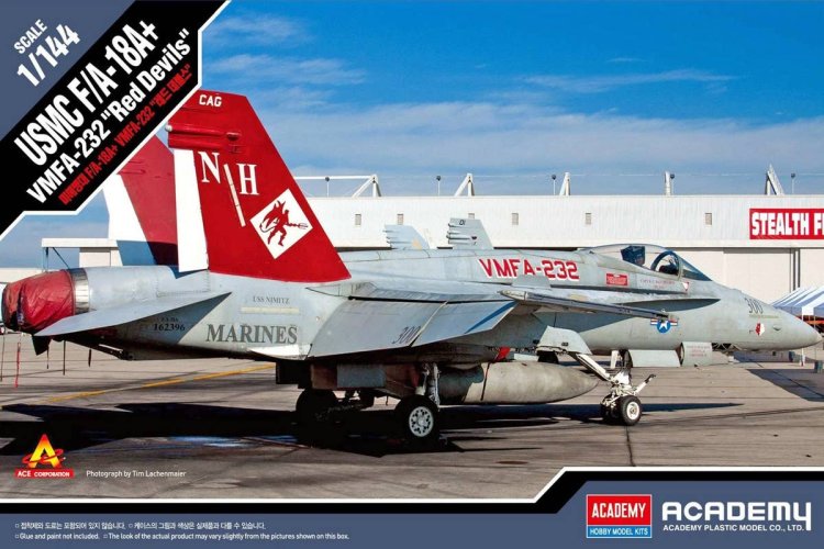 1:144 Academy 12627 McDonnell Douglas USMC F/A-18A+ Hornet - VMFA-232 Red Devils &ndash; American Jet Fighter - Aca12627 1 - ACA12627