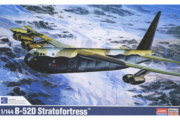 1:144 Academy 12632 B-52D Stratofortress Plane - Aca12632 1 - ACA12632