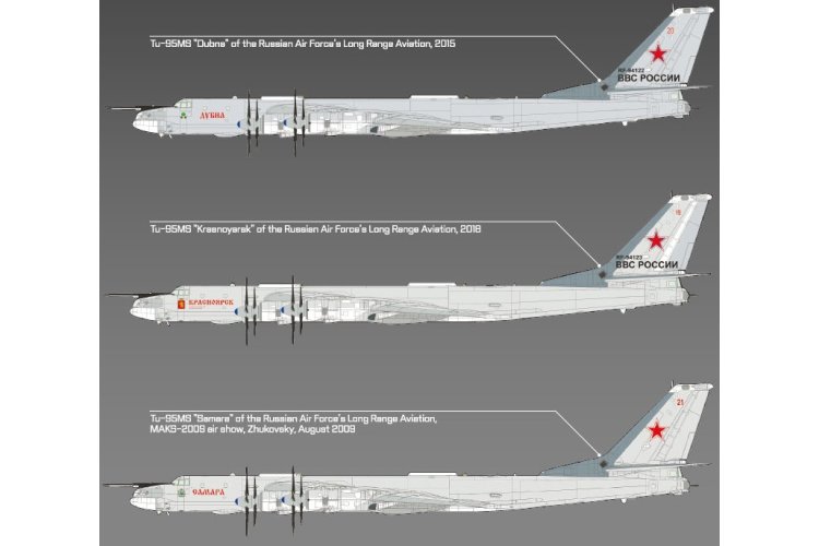 1:144 Academy 12643 Tupolev Tu-95MS Bear - Russisch Propellervliegtuig - Aca12643 3 - ACA12643