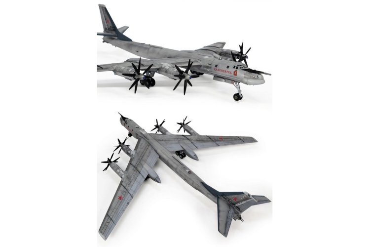 1:144 Academy 12643 Tupolev Tu-95MS Bear - Russisch Propellervliegtuig - Aca12643 5 - ACA12643