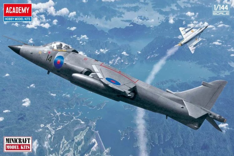 1:144 Academy 12657 Hawker Siddeley Sea Harrier FRS.1 &ndash; British Jet Fighter - Aca12657 1 - ACA12657