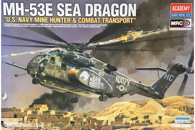 1:48 Academy 12703 MH-53E Sea Dragon - U.S. Navy Mine Hunter - Combat Transport - Aca12703 1 - ACA12703