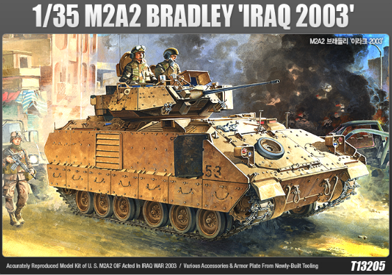 1:35 Academy 13205 M2A2 Bradley - Iraq 2003 &ndash; American Armoured Vehicle - Aca13205 10 - ACA13205