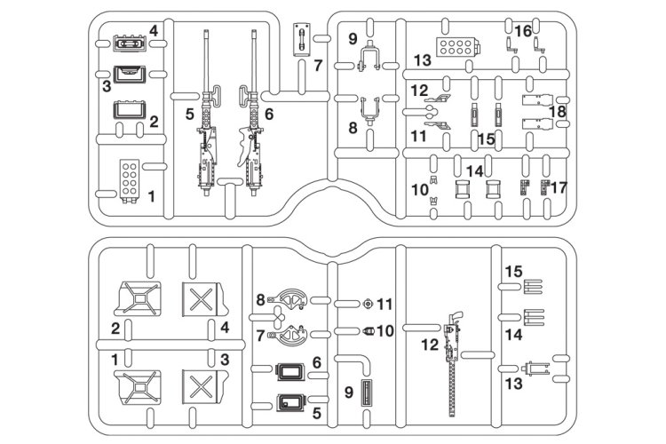 1:35 Academy 13210 U.S. Howitzer Motor Carriage M7 Priest WWII - Amerikaans Militair Voertuig - Aca13210 12 - ACA13210