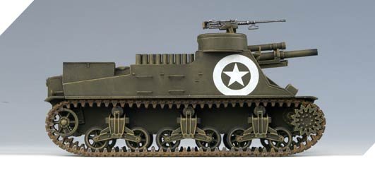 1:35 Academy 13210 U.S. Howitzer Motor Carriage M7 Priest WWII - Amerikaans Militair Voertuig - Aca13210 4 - ACA13210