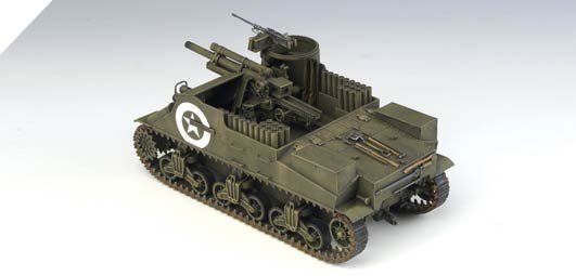 1:35 Academy 13210 U.S. Howitzer Motor Carriage M7 Priest WWII - Amerikaans Militair Voertuig - Aca13210 6 - ACA13210